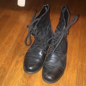 Steve Madden combat boots